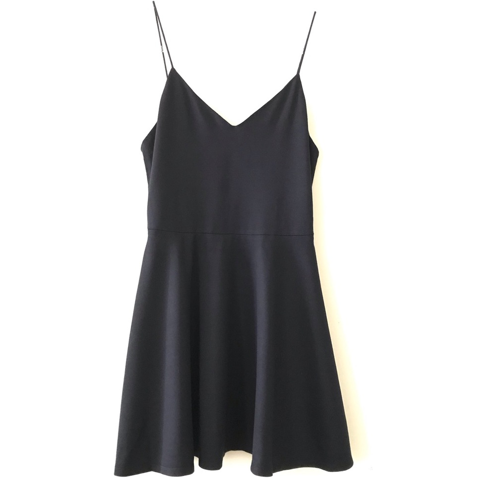 alice + olivia Suze Flared Spaghetti Strap Dress